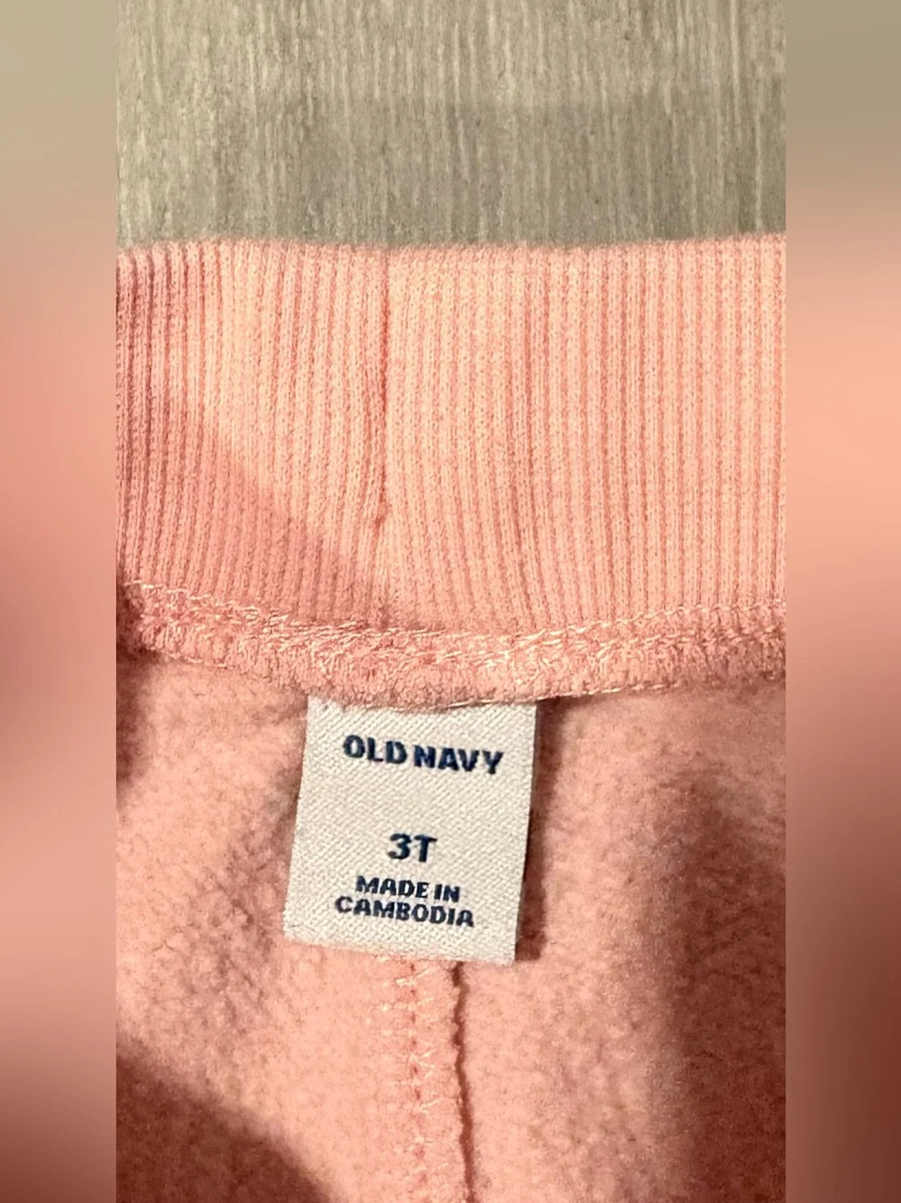 Old Navy Girls' Pink Cozy Jogger Pants. Girls 3T